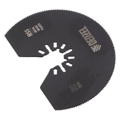 Насадка для МФИ отрезная полукруг, HSS, по металлу и дереву, 80 мм х 1,2 мм, мелкий зуб Denzel-Tehinstrument