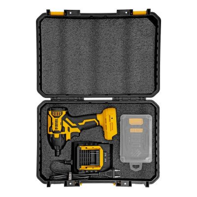 Бесщеточный аккумуляторный ударный винтоверт Denzel CIDH-BL-20-270, Li-Ion, 20 В-Tehinstrument