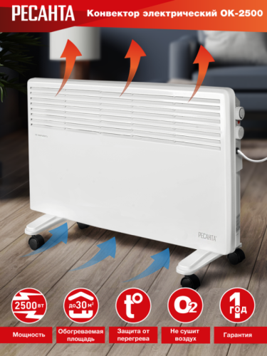 Конвектор РЕСАНТА ОК-2500-Tehinstrument
