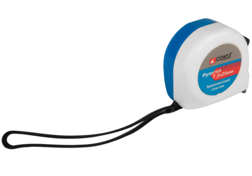 Рулетка 7,5х25мм, СОЮЗ-Tehinstrument