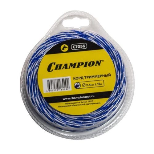 Корд трим.CHAMPION  Sky-cutter  2.4мм*  15м (витой квадрат), C7056-Tehinstrument