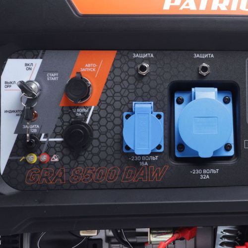 Генератор бензиновый Patriot GRA 8500DAW-Tehinstrument