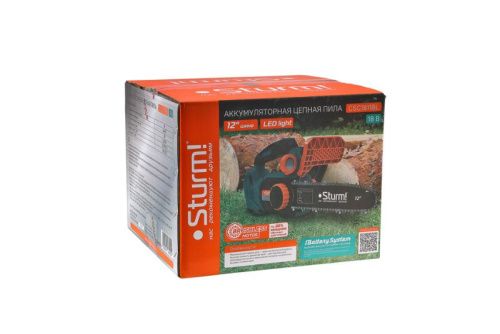 Аккумуляторная цепная пила  Sturm CSC1811BL 1BatterySystem без ЗУ и АКБ-Tehinstrument