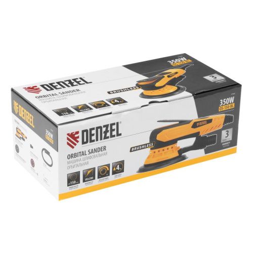 Машина шлифовальная орбитальная Denzel OS-150-BL бесщеточная-Tehinstrument