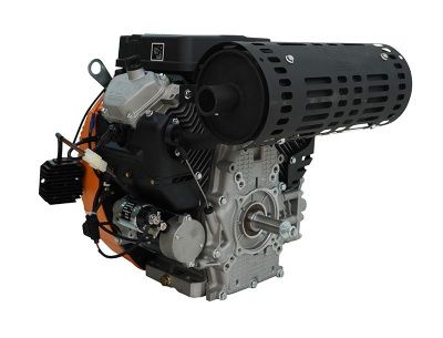 Двигатель Lifan LF2V80F-A (4500), вал ?25мм, катушка 20 Ампер датчик давл./м, м/радиатор, счетчик моточасов-Tehinstrument