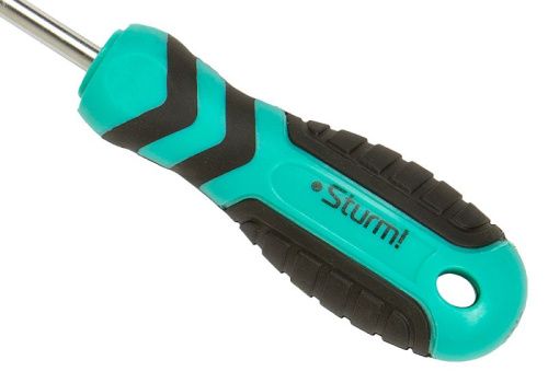 Отвертка TORX TT27H*100мм, с отверстием, CrV магнитный наконечник  Sturm-Tehinstrument