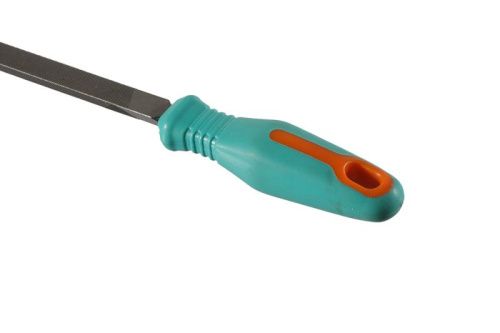 Напильник треxгранный 200 мм, двойная насечка, противоскользящая рукоятка  Sturm-Tehinstrument