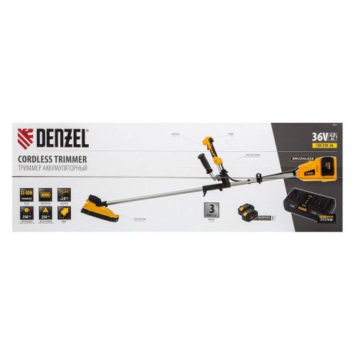 Триммер аккумуляторный бесщеточный Denzel CBC350-36-Tehinstrument