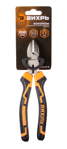Бокорезы, 200мм., никелированные, двухкомпонентные рукоятки, Вихрь-Tehinstrument