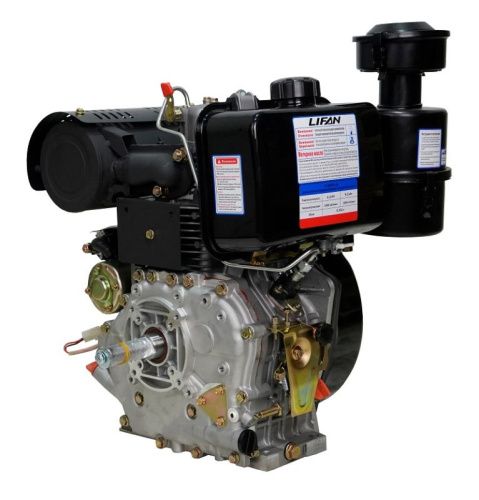 Двигатель Lifan Diesel C195FD-A, вал ?25мм, катушка 6 Ампер-Tehinstrument