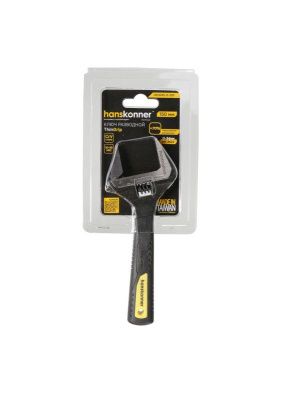 Разводной ключ с тонкими губками, 150 мм, зев 34мм, фосфатированный, hanskonner-Tehinstrument