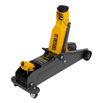 Домкрат гидравлический подкатной, 2 т, 135-385 мм Denzel-Tehinstrument