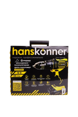 Аккумуляторный шуруповерт Hanskonner HCD1838R-Tehinstrument
