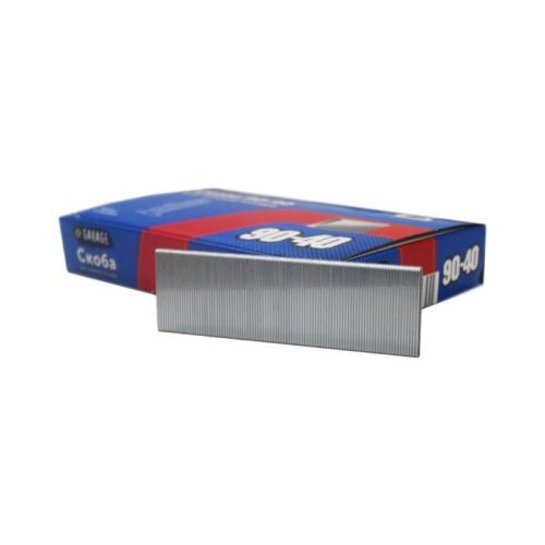 Скоба Garage 90-40(1х1,25х5,8х40мм) 5000шт/упак.-Tehinstrument