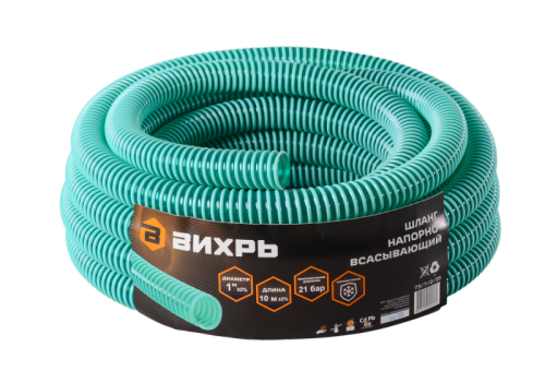 Шланг напорно-всасывающий  Вихрь НСВ 1" 10м-Tehinstrument