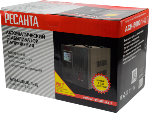Стабилизатор напряжения РЕСАНТА АСН-8000/1-Ц-Tehinstrument