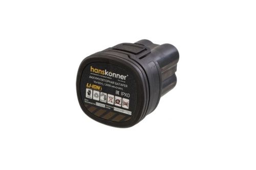 HCD1645BLC Дрель аккумуляторная б/щ Hanskonner, 14,4В, 45Нм, 2х2.0Ач, патрон 10мм, сумка-кейс-Tehinstrument