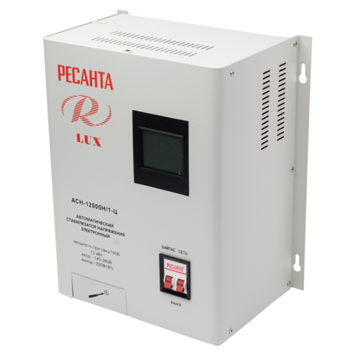Стабилизатор напряжения серии LUX РЕСАНТА АСН-12000Н/1-Ц-Tehinstrument