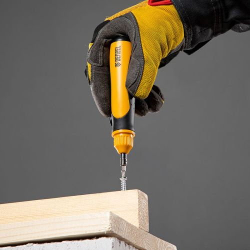 Отвертка реверсивная, механизм SmartPush mini 11 шт, CrMo Denzel-Tehinstrument