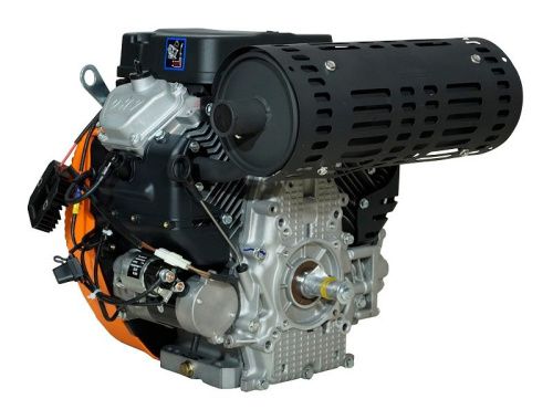 Двигатель Lifan LF2V80F-A (4500), вал ?25мм, катушка 20 Ампер датчик давл./м, м/радиатор, счетчик моточасов-Tehinstrument