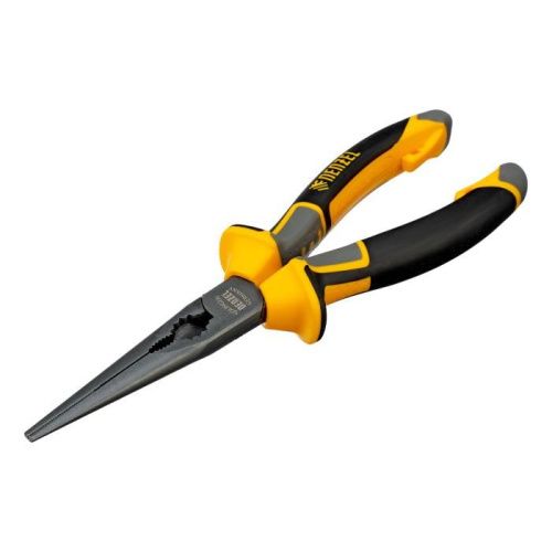 Длинногубцы прямые 205 мм, трехкомпонентные рукоятки Denzel-Tehinstrument