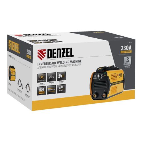 Аппарат инверторный дуговой сварки Denzel DS-230 Compact-Tehinstrument