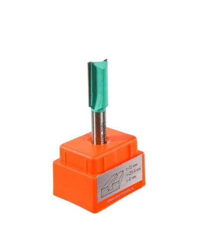 Фреза пазовая прямая с двойным лезвием dxhxl 12x25.4x60,4 мм, хв.8  Sturm-Tehinstrument