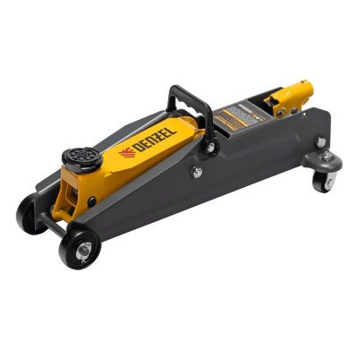 Домкрат гидравлический подкатной, 2 т, 135-385 мм Denzel-Tehinstrument