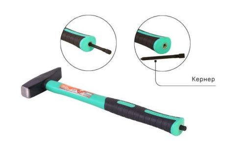 Молоток со встроенным кернером 300г,  Sturm-Tehinstrument