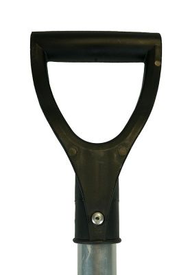 Лопата снегоуборочная 41х45 см, морозостойкий пластик, алюминевый черенок  Sturm-Tehinstrument