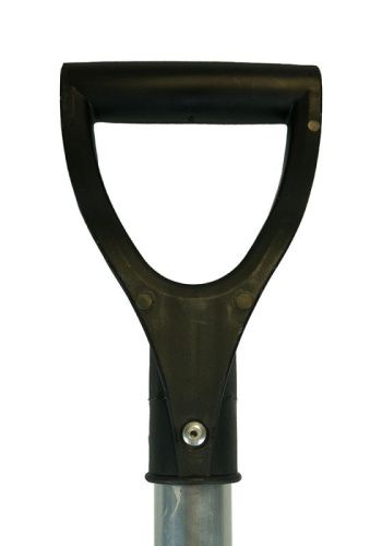 Лопата снегоуборочная 41х45 см, морозостойкий пластик, алюминевый черенок  Sturm-Tehinstrument