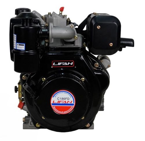 Двигатель Lifan Diesel 186FD, вал ?25мм, катушка 6 Ампер-Tehinstrument