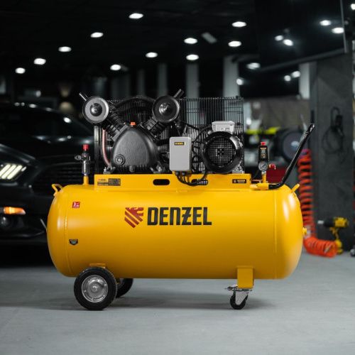 Компрессор воздушный ременной привод Denzel BCV 4000-T/200-Tehinstrument