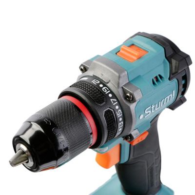 CD1860BL Дрель аккумуляторная  Sturm, бесщеточная 18В, 1BatterySystem, 60Нм, 2х2.0Ач, кейс-Tehinstrument