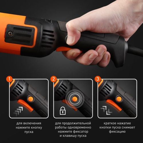 Машина углошлифовальная (УШМ) PATRIOT AG 128E-Tehinstrument