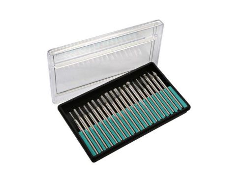 Набор шарошек, 20 шт, хвостовик 3мм, алмазное напыление,  Sturm-Tehinstrument