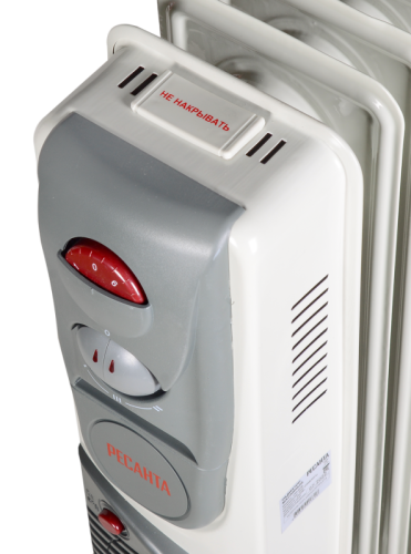 Масляный радиатор РЕСАНТА ОМ-9НВ с вентилятором-Tehinstrument