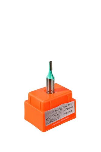 Фреза пазовая прямая с одним лезвием dxhxl 3x10x52 мм, хв.8  Sturm-Tehinstrument