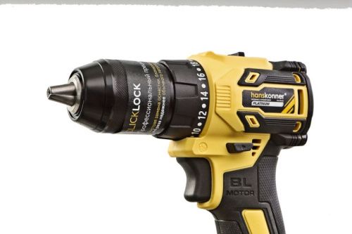 HCD2065BLC Дрель аккумуляторная  б/щ Hanskonner 1BatterySystem-Tehinstrument
