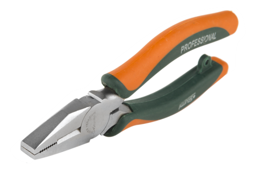 Плоскогубцы, 160мм, TPR рукоятки, никелированные,  Sturm-Tehinstrument