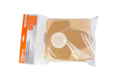 Бумажные мешки для пылесосов 20л  Sturm, 5шт/уп-Tehinstrument