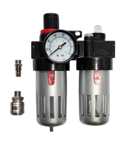 Регулятор давления QUATTRO ELEMENTI MF-3,с лубрикатором и фильтром-Tehinstrument