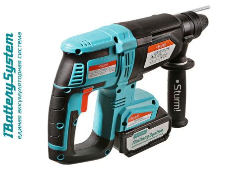 Аккумуляторный перфоратор  Sturm CRH1832BLC 1BatterySystem-Tehinstrument