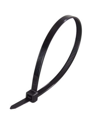 Хомуты нейлоновые (стяжки) черные 100 шт. Вихрь 4,8*200 Ч-Tehinstrument