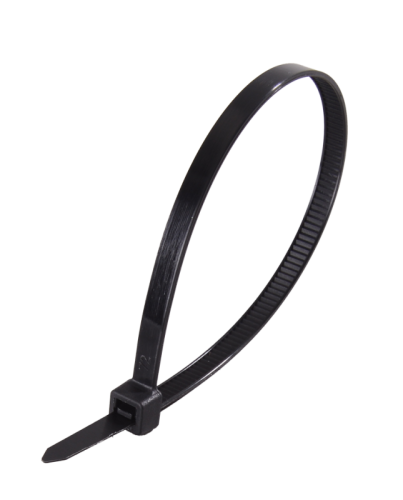 Хомуты нейлоновые (стяжки) черные 100 шт. Вихрь 4,8*200 Ч-Tehinstrument