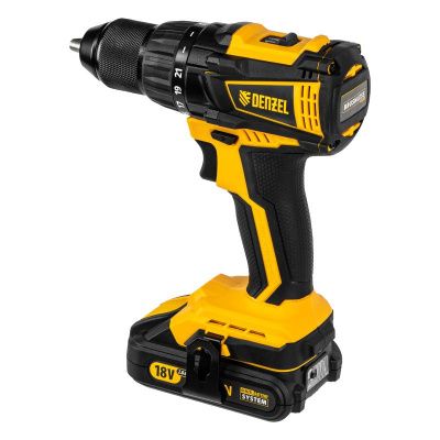 Дрель-шуруповерт аккумуляторная Denzel, бесщет. BLDL-IB-18-02-Tehinstrument