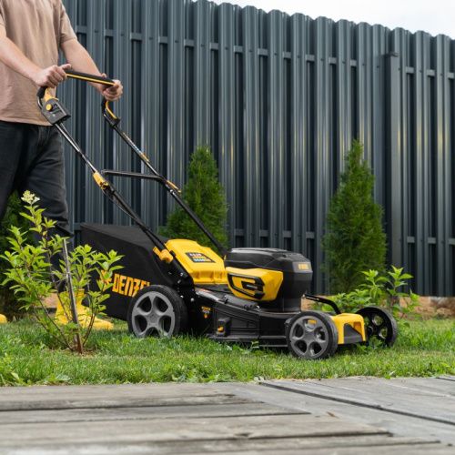 Газонокосилка аккумуляторная Denzel DLM-460 бесщеточная-Tehinstrument