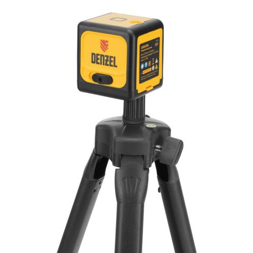 Лазерный уровень DQB-T, 30 м, зеленый луч, батарейки, штатив Denzel-Tehinstrument