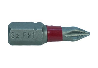 Биты PH1x25мм, сталь S2, 10шт, БОЕКОМПЛЕКТ-Tehinstrument