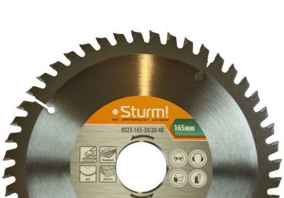 Пильный диск, размер 165x30/20x48 зубьев Мульти рез  Sturm-Tehinstrument